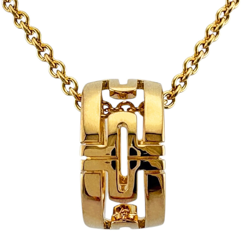 Bulgari Open Parentesi Necklace, 18K Yellow Gold, Women's BVLGARI